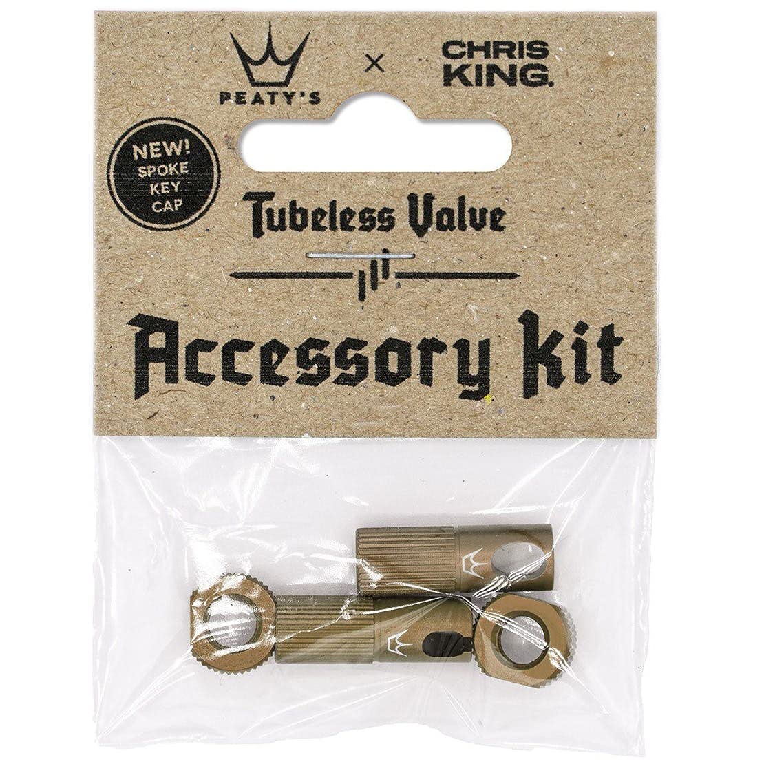 Peaty's Valve TubelessAccessory Kit Bourbon - PTV2-ACCS-BRB-12