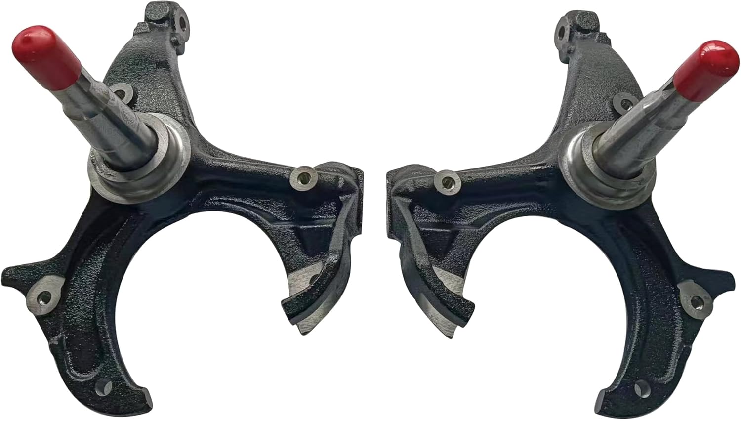 2pcs Front Disc Brake Spindles Steering Knuckle for 1979-1987 GM A G Body, for 1982-1997 S10 S15, Fit for Chevy GMC Buick Oldsmobile Pontiac