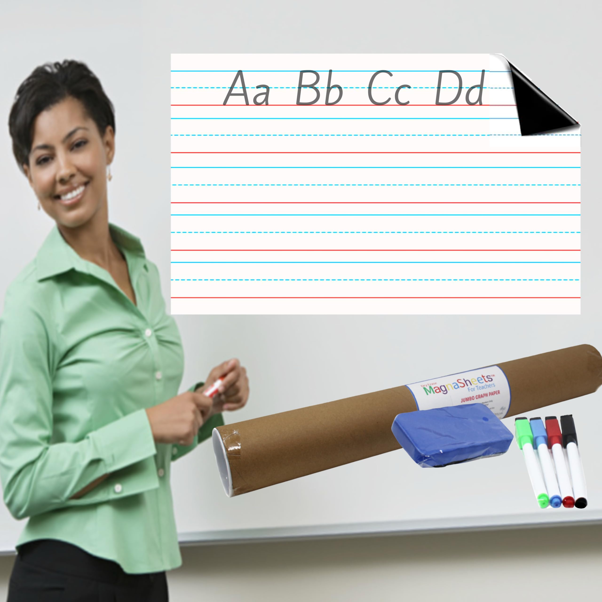 Buy MAGNASHEETS Jumbo Sized Dry Erase Handwriting Paper (22"W