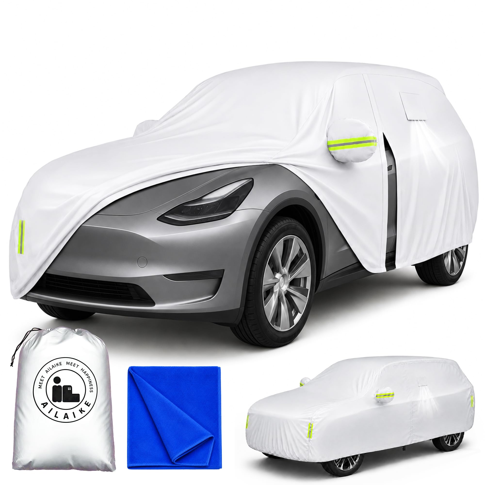 Car Cover Waterproof All Weather Custom Fit for Model Y.