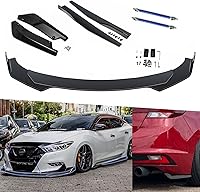 Vista 23 de x xotic tech Alerón Labio Universal para Parachoques Delantero Spoiler Barbilla Divisor Difusor Protector Ala Guardabarros Moldura Kit de Carrocería