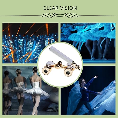 Miniatura 6 de BLACKICE Gafas de ópera, prismáticos de ópera, prismáticos de teatro 3 x 25 pulgadas, compactos con mango ajustable para adultos, niños, mujeres, en