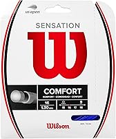 Vista 15 de Wilson Sensation - Juego de cuerda para raqueta de tenis y carrete de 200 m Blanco