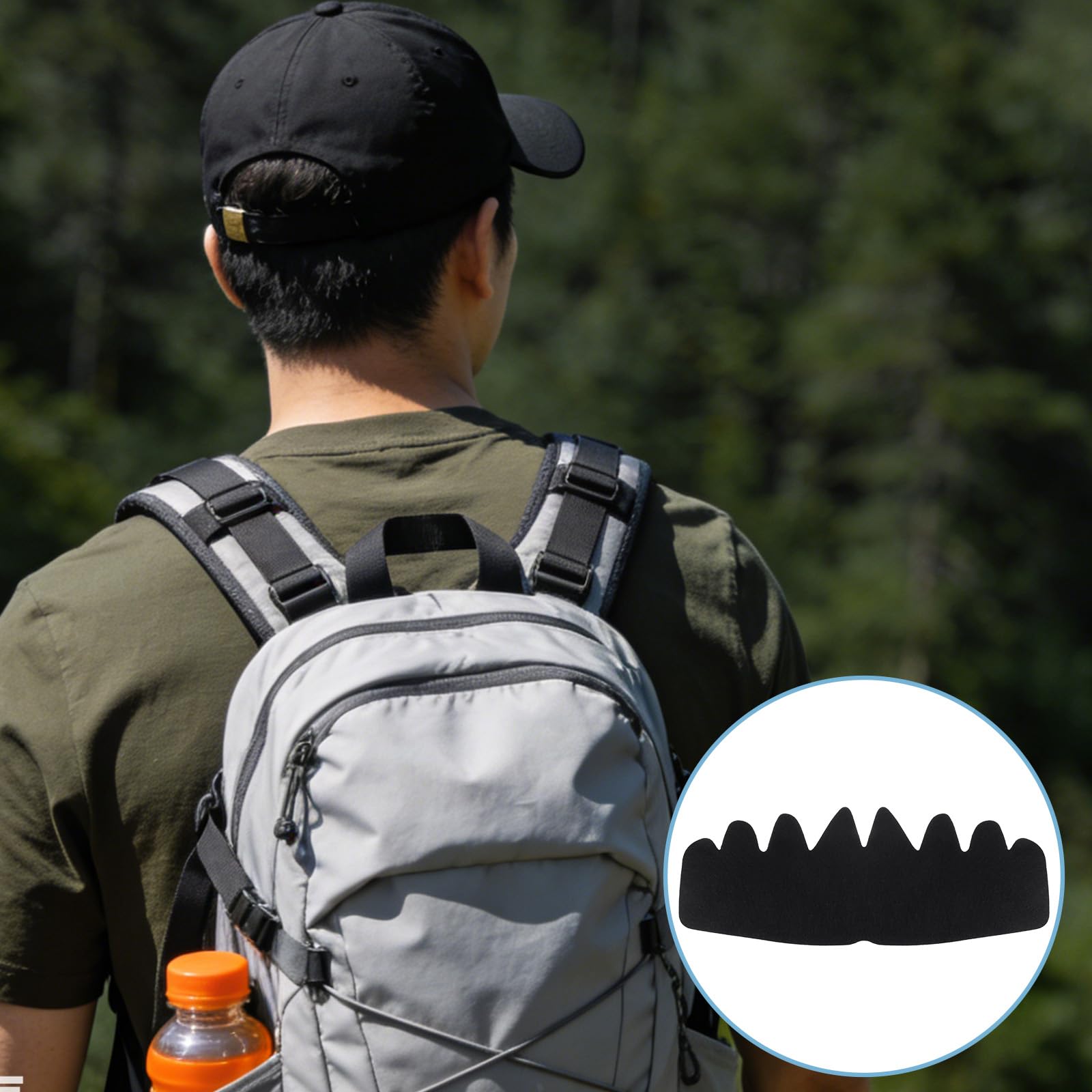 Lot de 10 doublures de protection réutilisables et flexibles pour casquette de baseball, lavables et non adhésifs, pour chapeaux contre la transpiration et les odeurs, unisexe, pour tous les types de