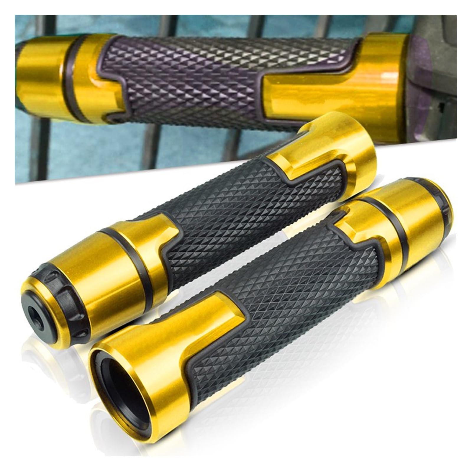 PuCio per Yamaha Tracer 7/GT 2021 Tracer 7 GT 700 GT Manopole Manubrio CNC Maniglia Grip Manubrio