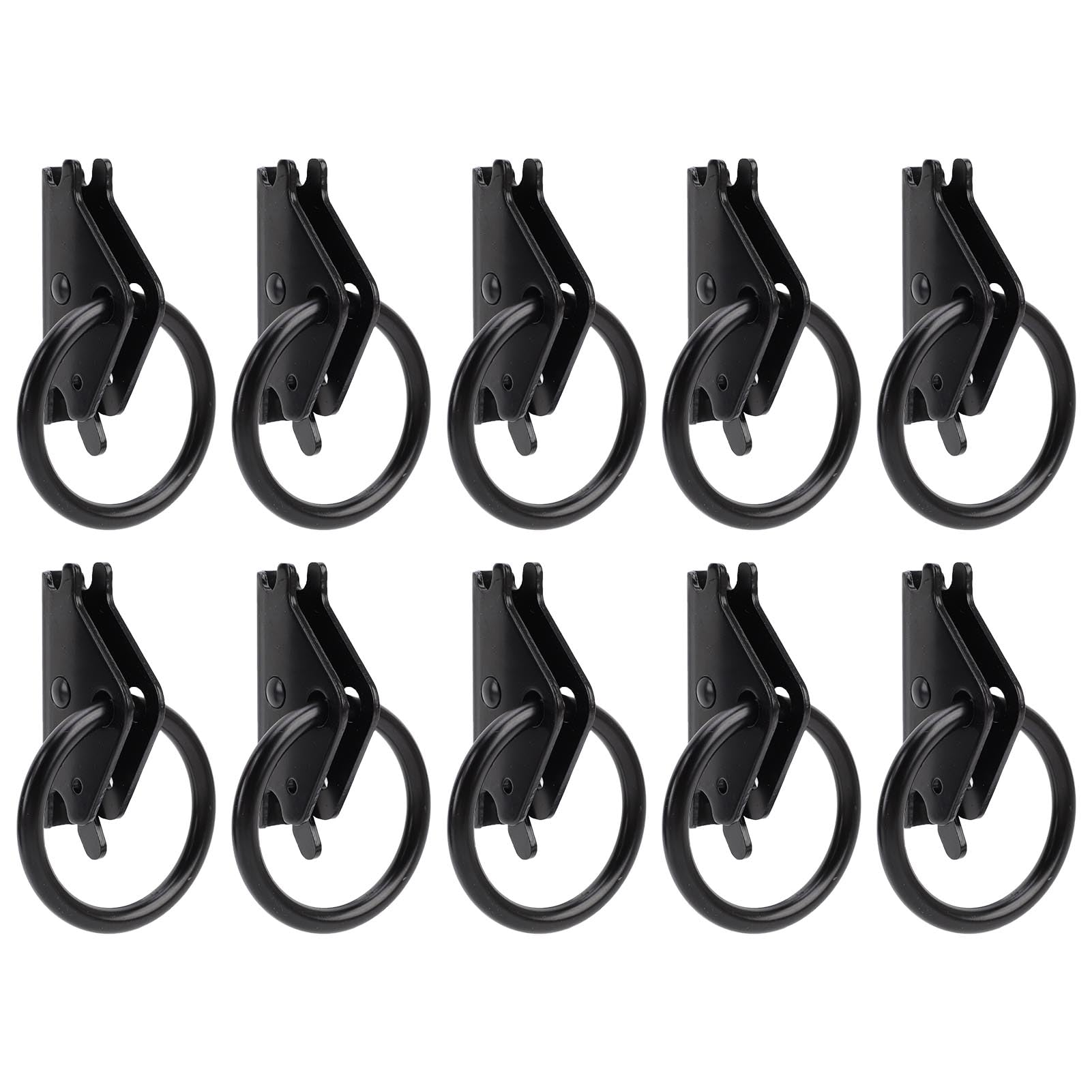 banapoy E Track O Anning Ating Anchors, 10Pcs de Servicio Pesado E del de Riel de Empate, 2500lbs de Carga de Trabajo, para Camiones, Remolques, Camionetas, Camas Planas