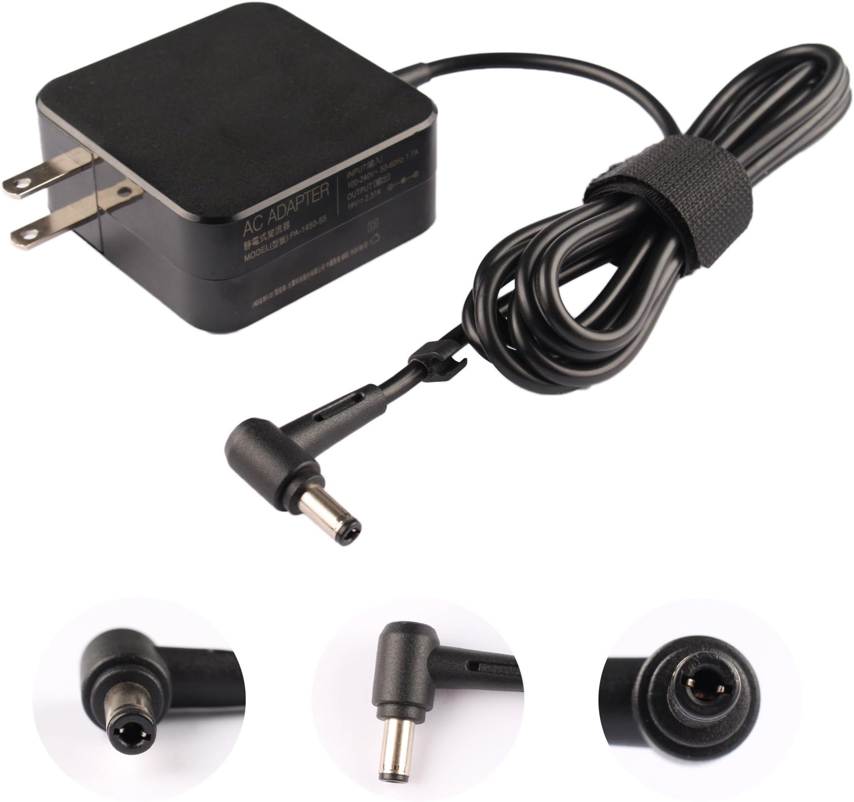 Charger Power Adapter for 19v 2.37a 0a001-00231200 Adp-45aw a Pa-1450-55 Asus Rt-ac3200 Rt-ac87u Rt-ac87r Wireless-ac2400 Tri-band Wireless Gigabit Router x551 d550 x555 notebook