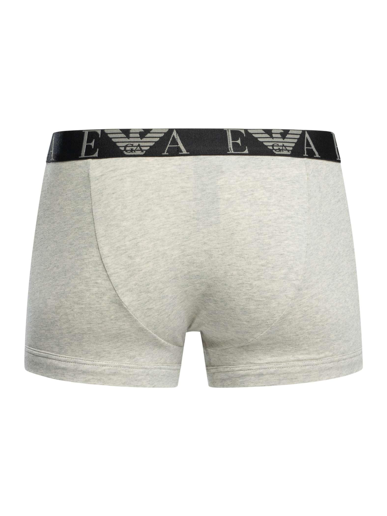 EMPORIO ARMANI Confezione da 3 Boxer da Uomo, Blk/Grey Mel/Bianco, M