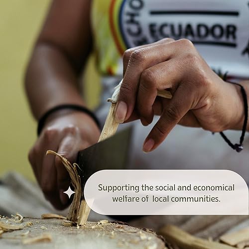 Miniatura 7 de Luna Sundara Palo Santo - Palitos para difuminar de alta resina Palo Santo de Perú - Palitos para manchar cosechados silvestres