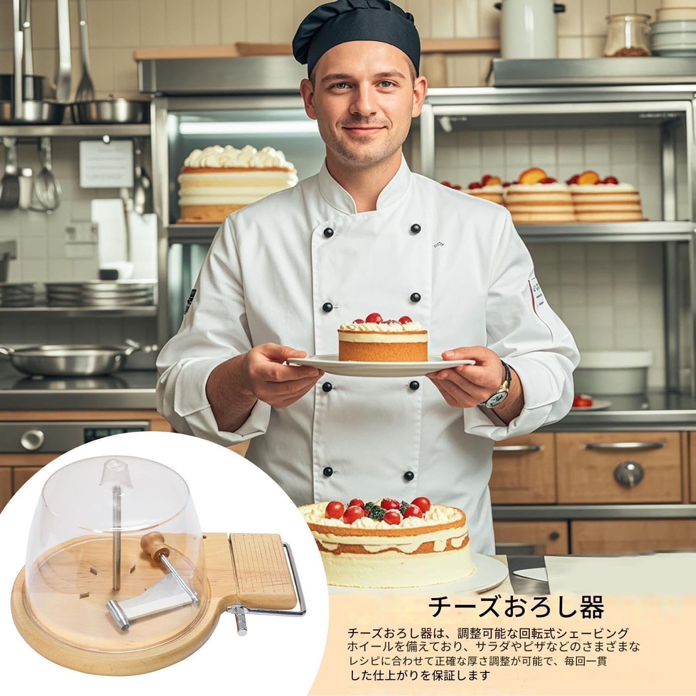 チーズカッター,効率的なキッチンツール - ブロックチーズ用おろし器,家庭料理、食事準備、日々の健康的な食事、ベジタリアンダイエット