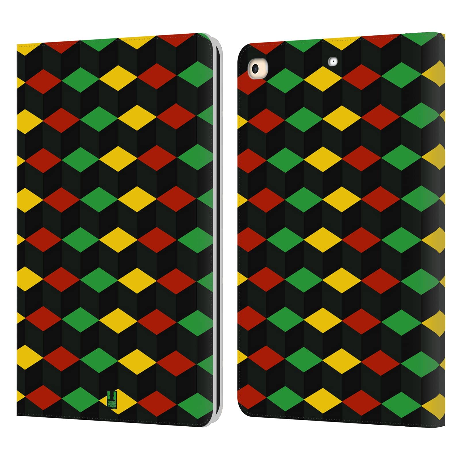 Étui Portefeuille en Cuir iPad 9.7 Finition Cubisme Rasta - 7
