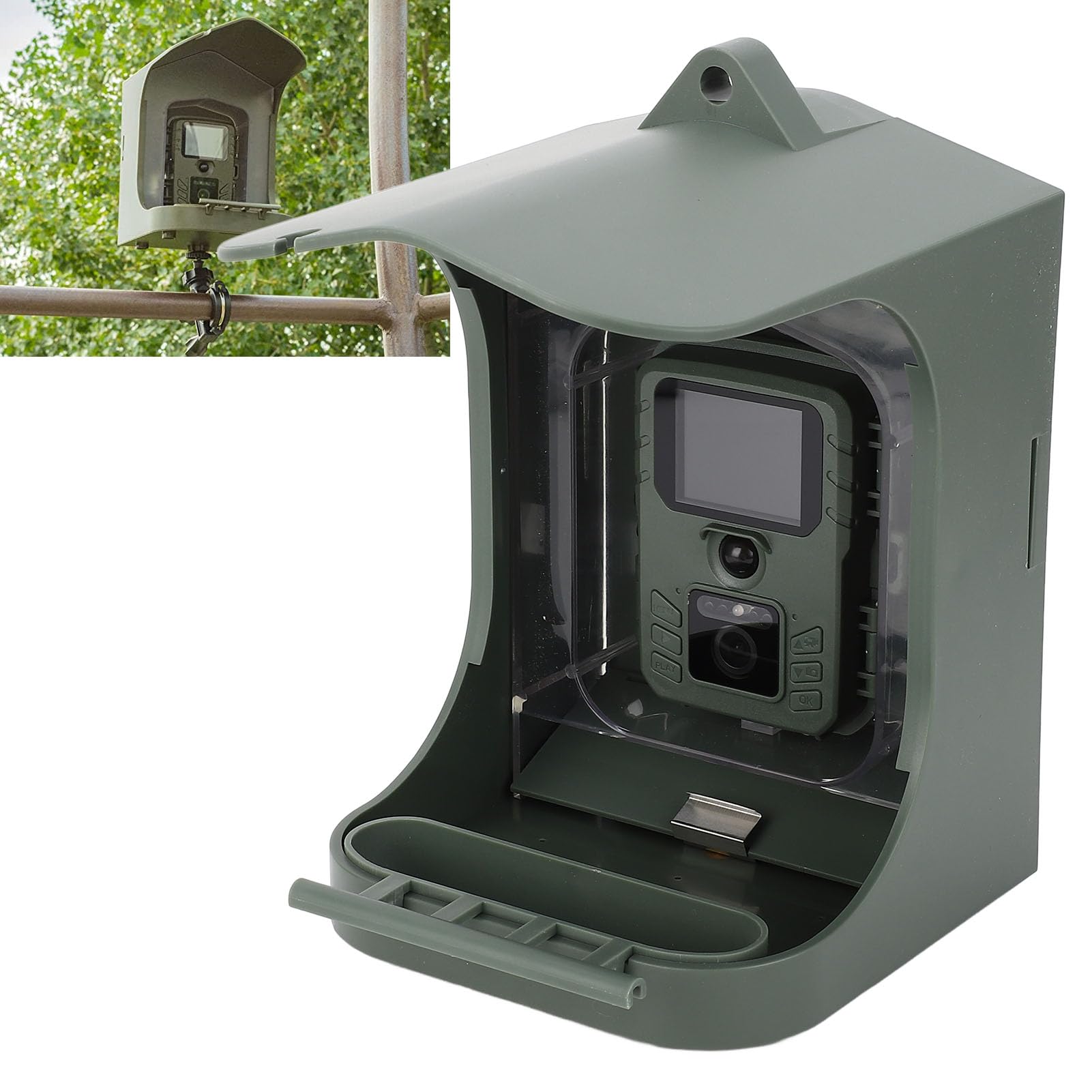 Vogel Fütterer mit 1080P HD-Kamera, Outdoor-Vogelhaus, Unterstützt 256GB Speicher für Vogel Beobachtung
