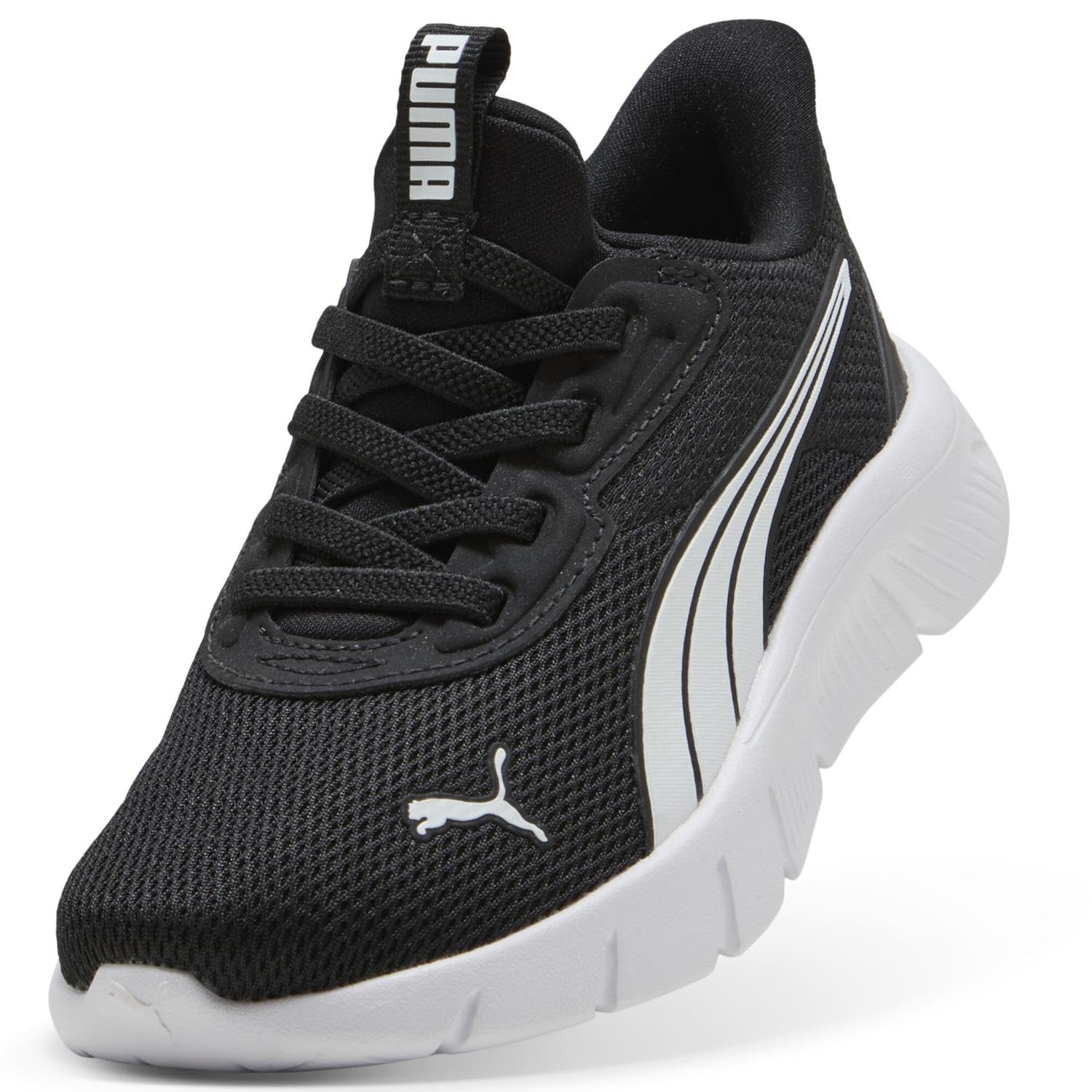 PUMA FLEXFOCUS SLIPTECH PS Sneaker, Nero Bianco, 13 UK Bambino, Nero (Puma Black), Bianco (Puma White), 32 EU