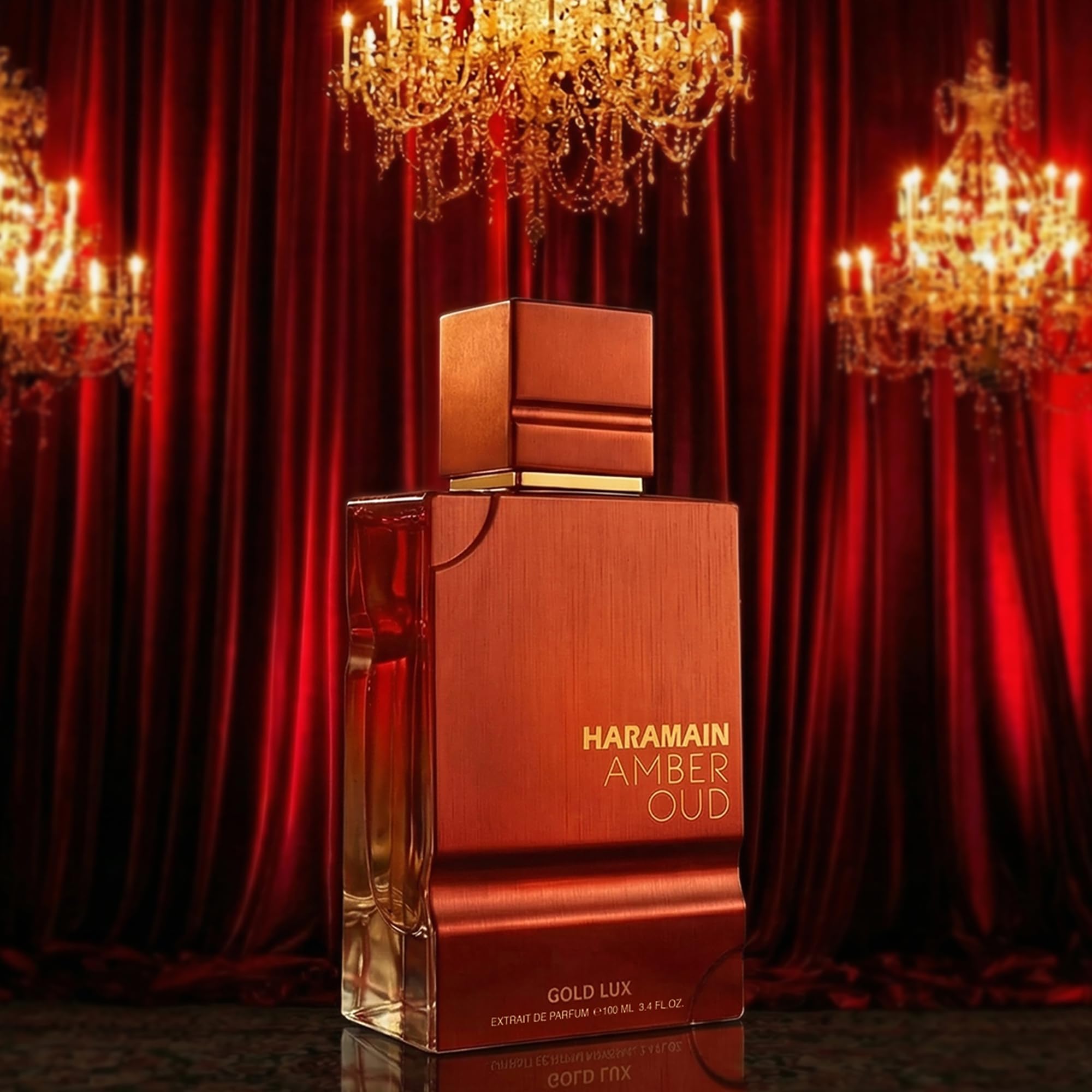 Al Haramain Amber Oud Gold Lux Eau de Parfum, 3.4 oz
