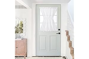 Elegant NICETOWN French Door Curtain for Privacy, Light Filtering and Stylish Home Decor