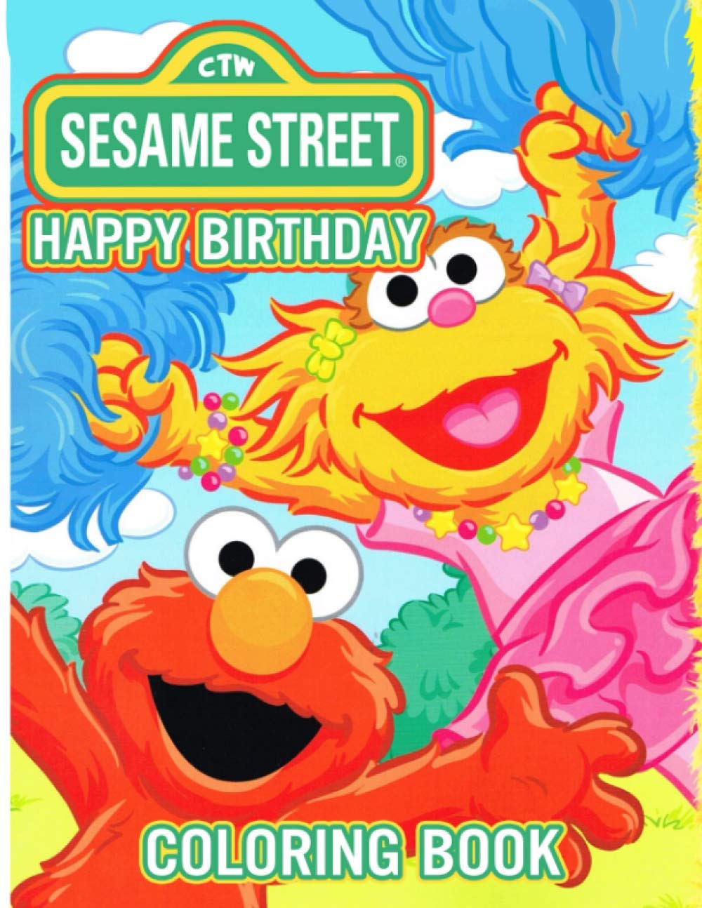 Buy Sesame Street Happy Birthday Coloring Book Crayola Relaxation