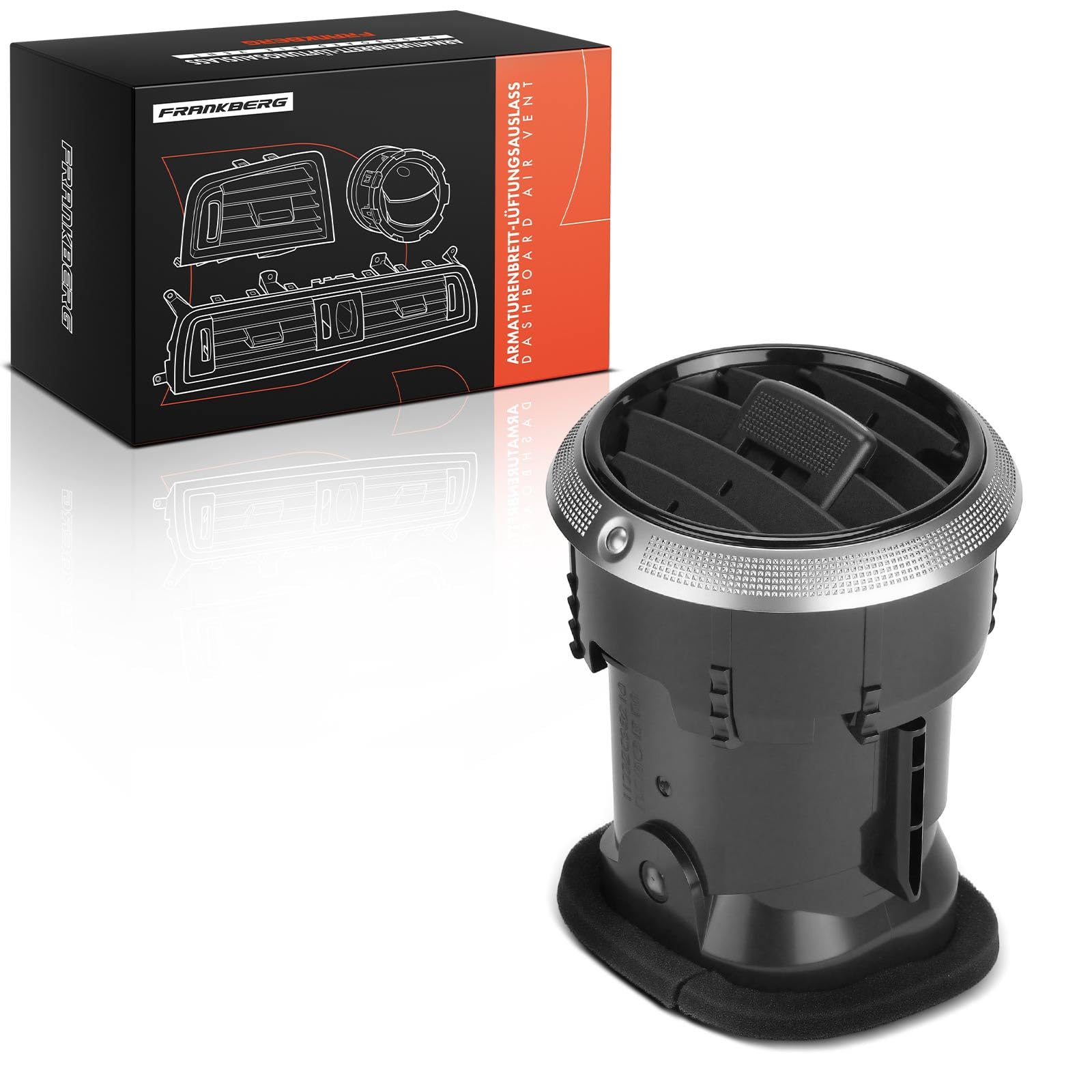 Frankberg Boquilla de Ventilación Boquillas de salida de aire Compatible con A3 A3 Q.u.a.t.t.r.o 2009-2010 Replace# 8P0820901C5PR