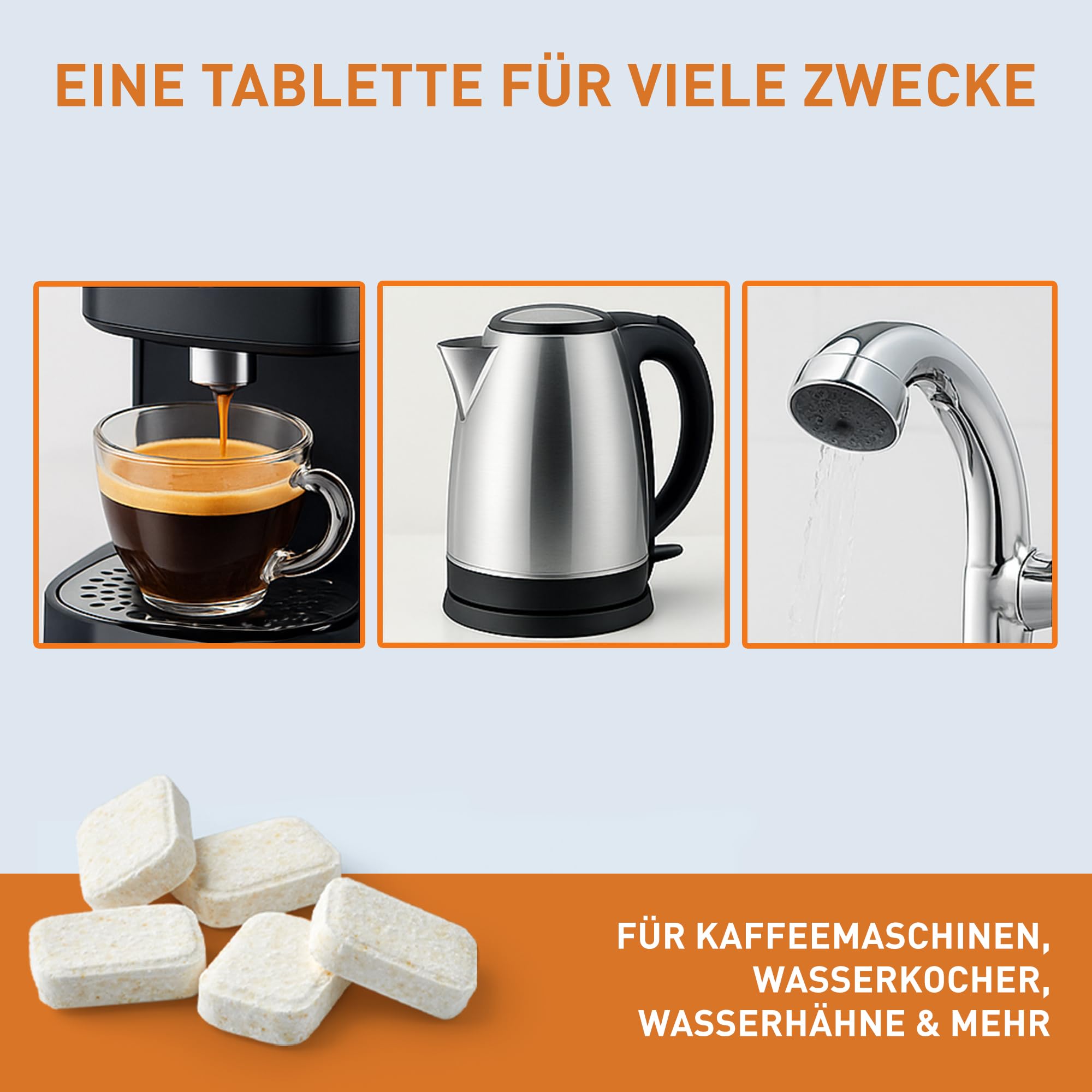 culiclean Entkalkungstabletten, Made in Germany, 180 Stück