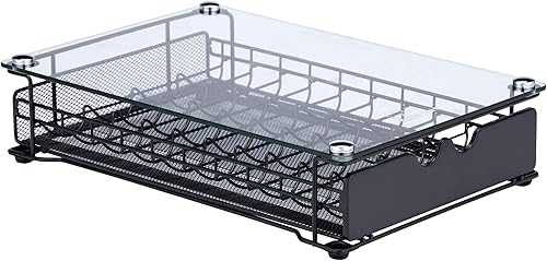 Miniatura 7 de Rice rat Vertuo - Cajón para cápsula Nespresso con vidrio para gabinete, estante de almacenamiento de cápsulas Vertuoline para mostrador (clase 30