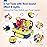 hahaland Toddler Toys for Boys Girls Gifts for Ages 18 Months+ Multifunctional Music Light Workbench for Baby Boy Toy for 2-Year-Old