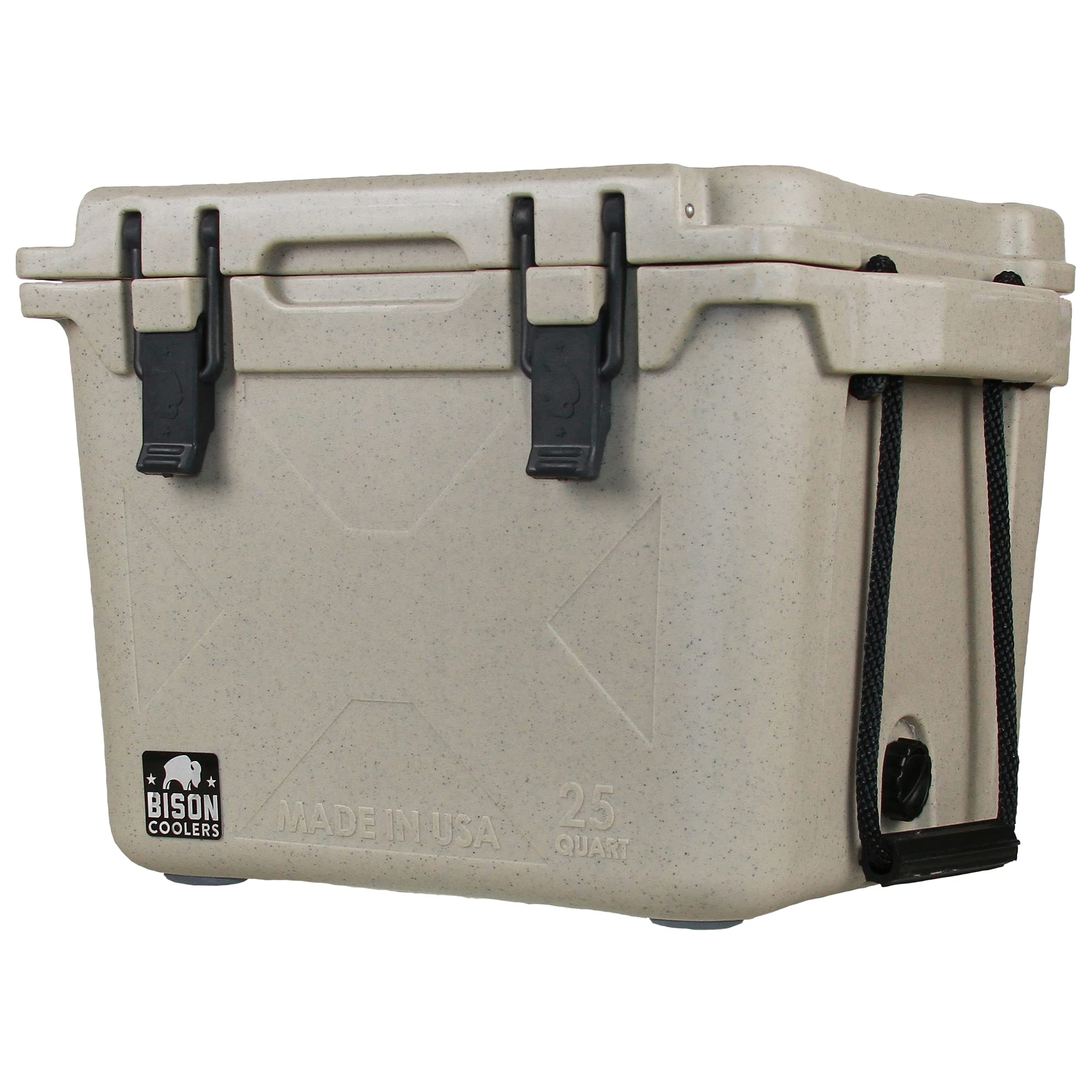 BISON COOLERS Rotomolded Cooler Extreme Engineered Durability with Hard Shell, Lid and Liner | Long Lasting Ice Chest with Double Insulated Walls | Made in The USA