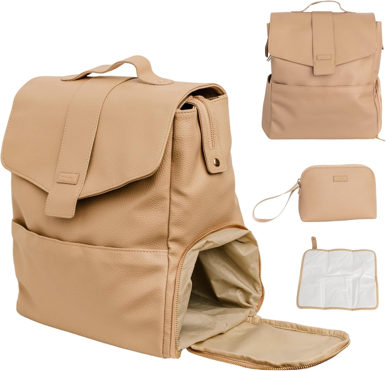 Wearable Breast Pump Bag with Cooler, Breast Pump Storage Bag, Pumping Backpack, Crossbody Diaper Bag