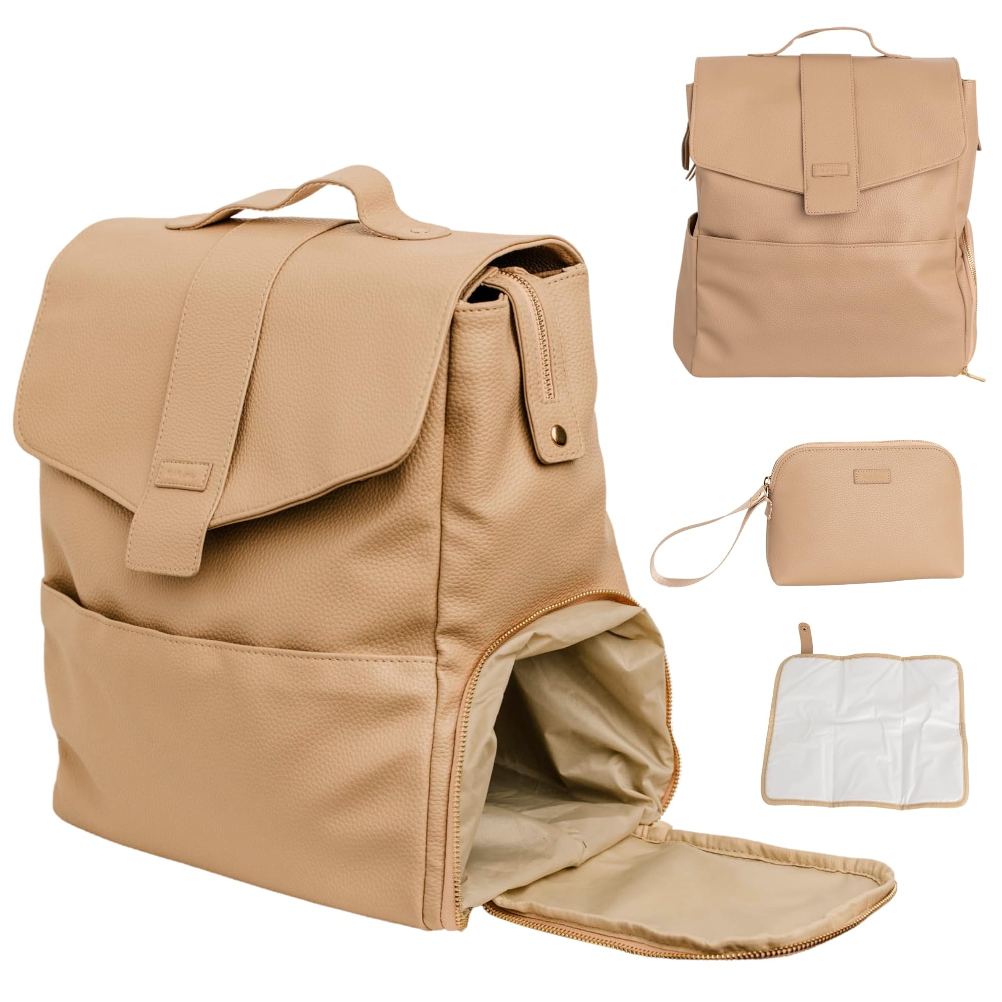 Mombru Wearable Breast Pump Bag with Cooler, Breast Pump Storage Bag, Pumping Backpack, Crossbody Diaper Bag