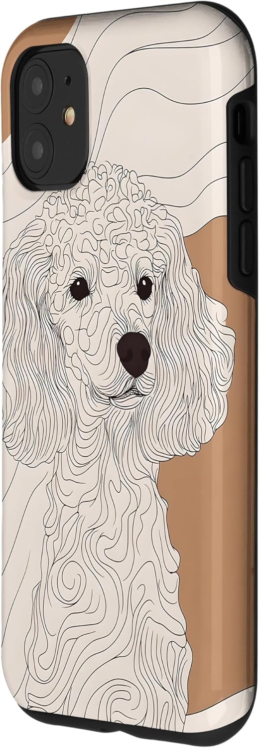 Minimalist Poodle Case for iPhone 11