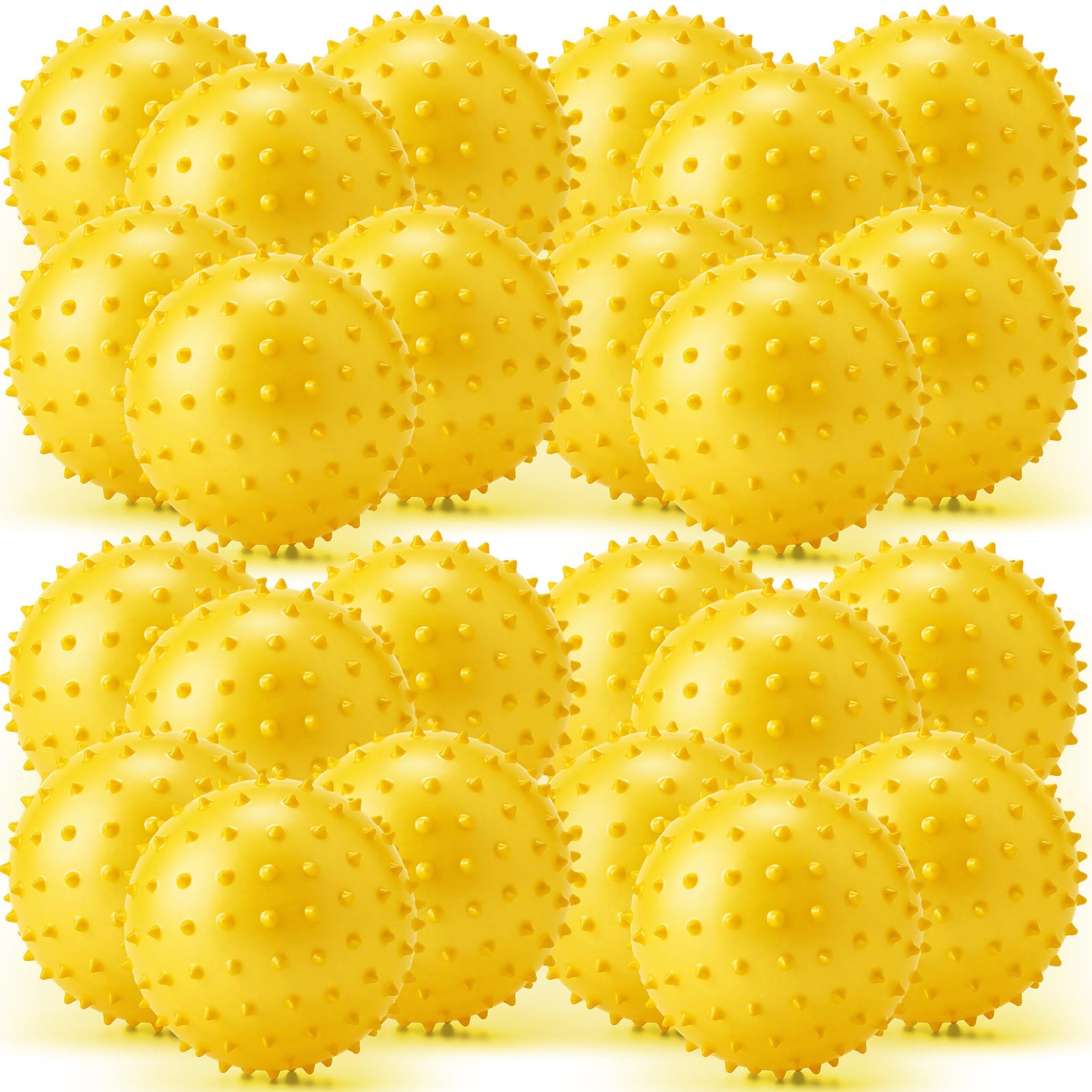 Jerify Knobby Balls Spiky Sensory Bouncy Balls Bulk