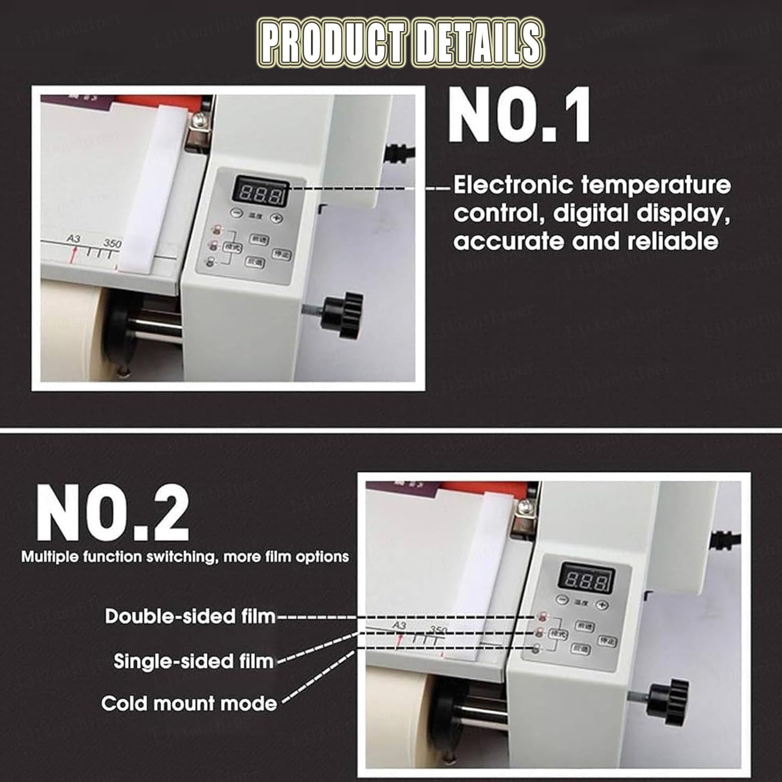 Plastificadora Papel Plastificadora,Máquina Laminadora En Frío En Caliente,Máquina Laminadora De Una O Dos Caras,para Fotos Documentos Tarjetas,para Uso Comercial Oficina Escolar