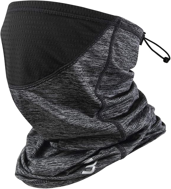 Polma Cooling Neck Gaiter Face Mask - Breathable Lightweight Dust & UV Sun-Protection Bandanas for Men Women Outdoors