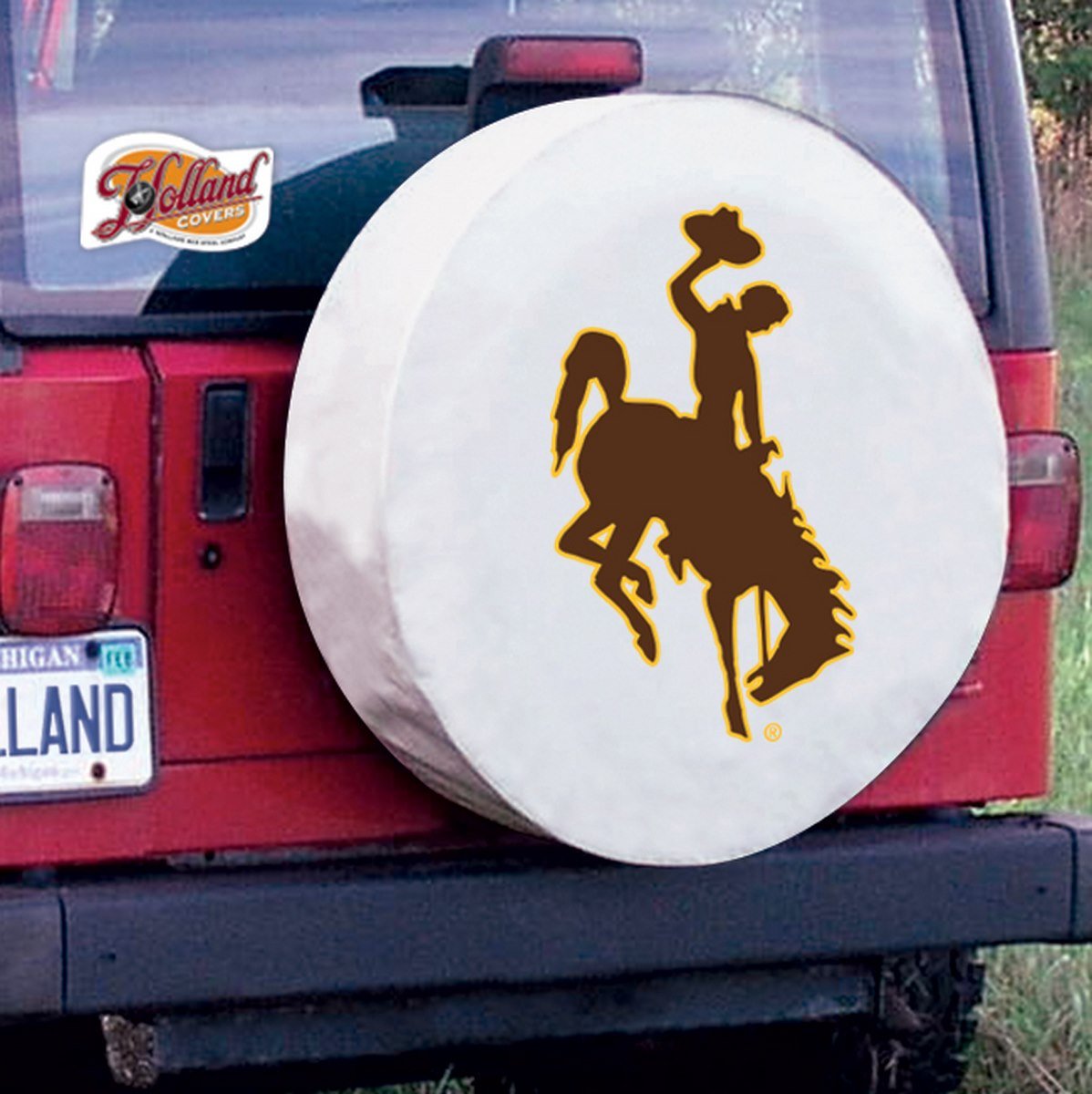 Elektroplate University of Northen Iowa (Panther w/UNI) Brushed Chrome Hitch Cover
