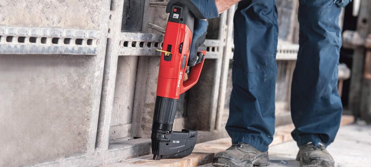 Hilti Powder Actuated Fastener Cartridge - .27 6.8/11 M Short - Strips of 10 - Yellow - Medium - Pack of 100 - 50352