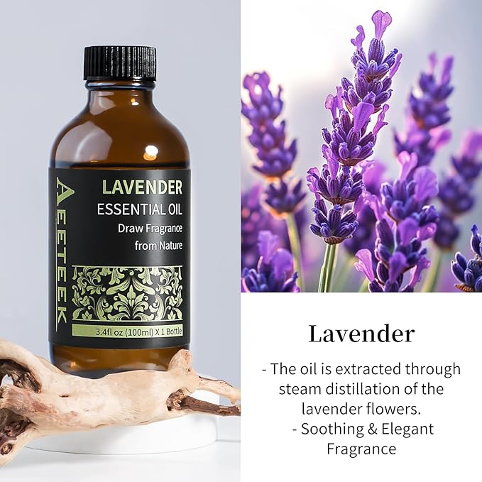 Aceite Esencial de Lavanda 100ml para Difusor miniatura 3
