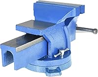 Vista 1 de Herramienta de prensas de banco resistente de 6 pulgadas con base giratoria, fresado de metal con bloqueo de yunque giratorio de 360 grados