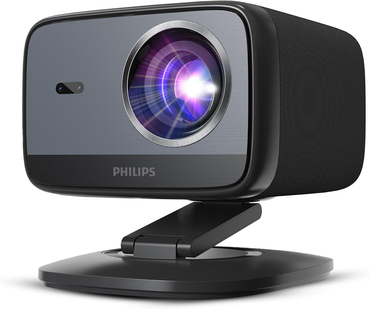Neopix 450 SMART, Proyector de cine en casa, Full HD 1920 x 1080p, 500 Lúmenes AINSI, Google TV, Fuente de luz LED, Modo espejo, Wi-FI 6, Sonido estéreo 2x5 vatios, Negro