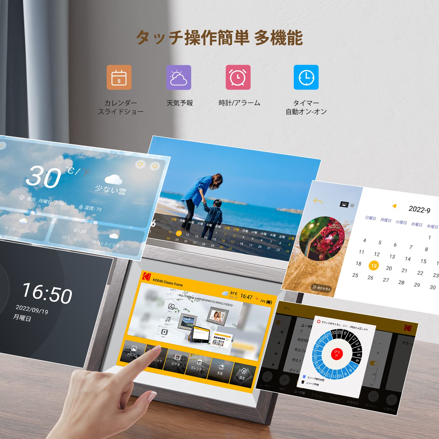 Amazon | KODAK WiFi デジタルフォトフレーム 10.1インチ 1280 x 800