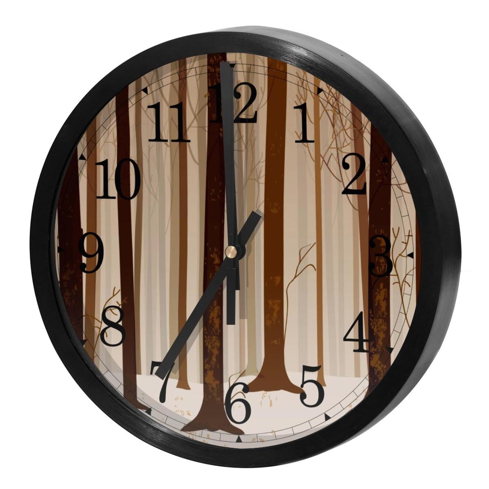 Horloge murale quartz silencieuse ronde pour école et cuisine