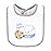 Hudson Baby Unisex Baby Cotton Bibs, Milk And Cookies Better Together, One Size
