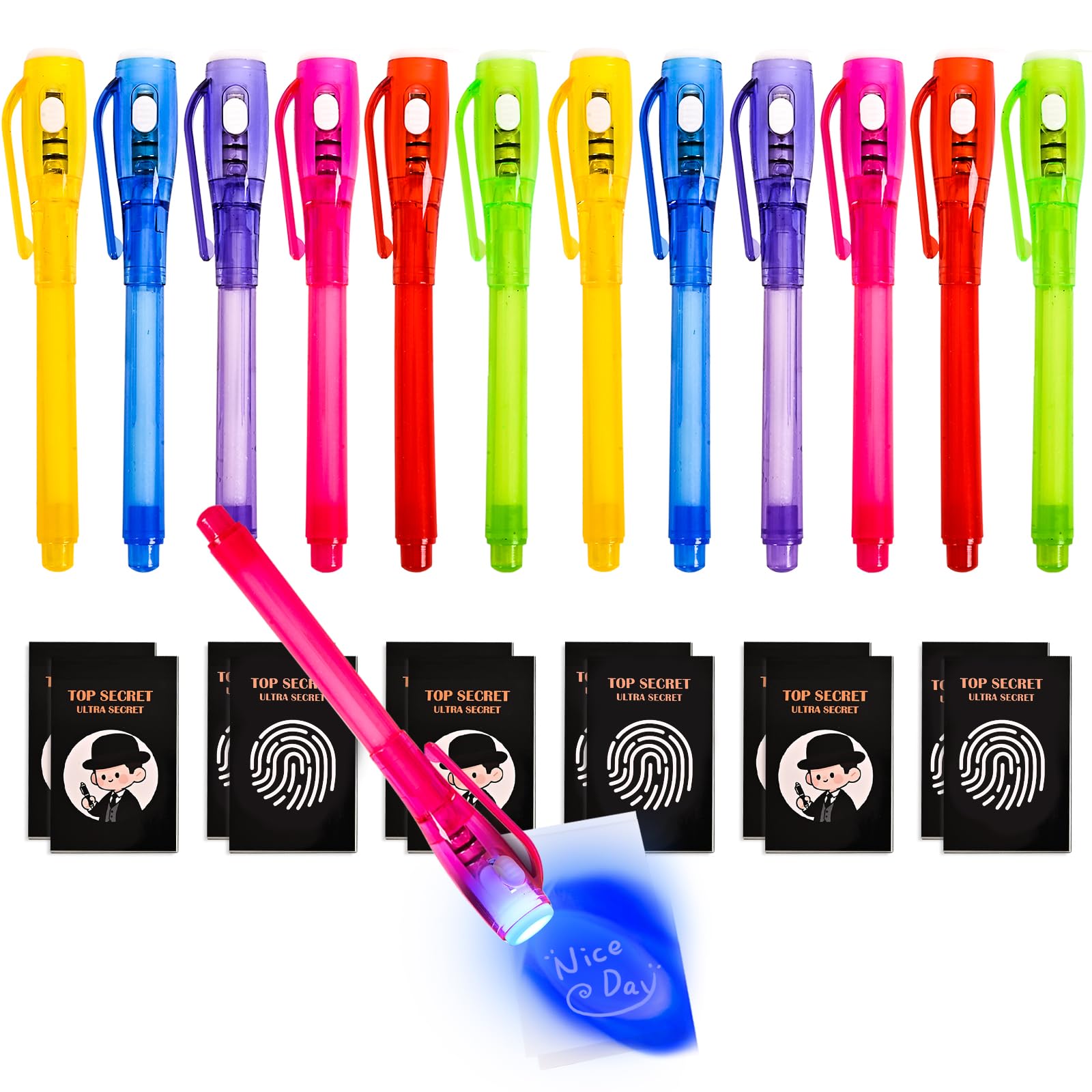 EODVICS 12 Pack Invisible Ink Pens - spy gadgets | Mubboo