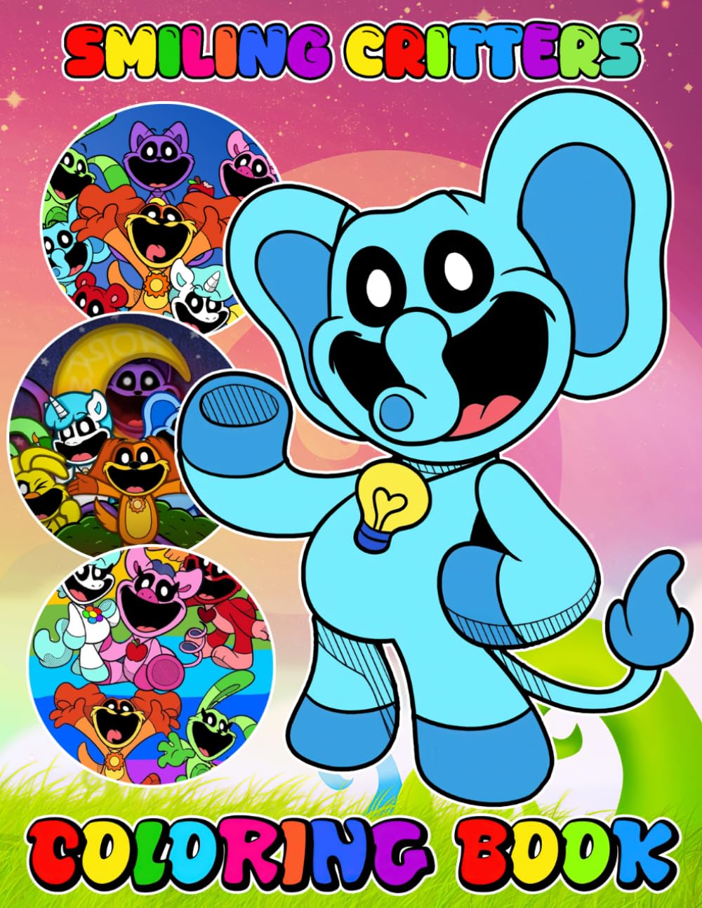 Smi-ling's coloring book for Fan Teens Girls Boys Kids Students: JUMBO Drawing Pages Of Characters for Kids Ages 4-8 8-12 | +50 High Quality Coloring Pages for Stress Relief and Relaxation