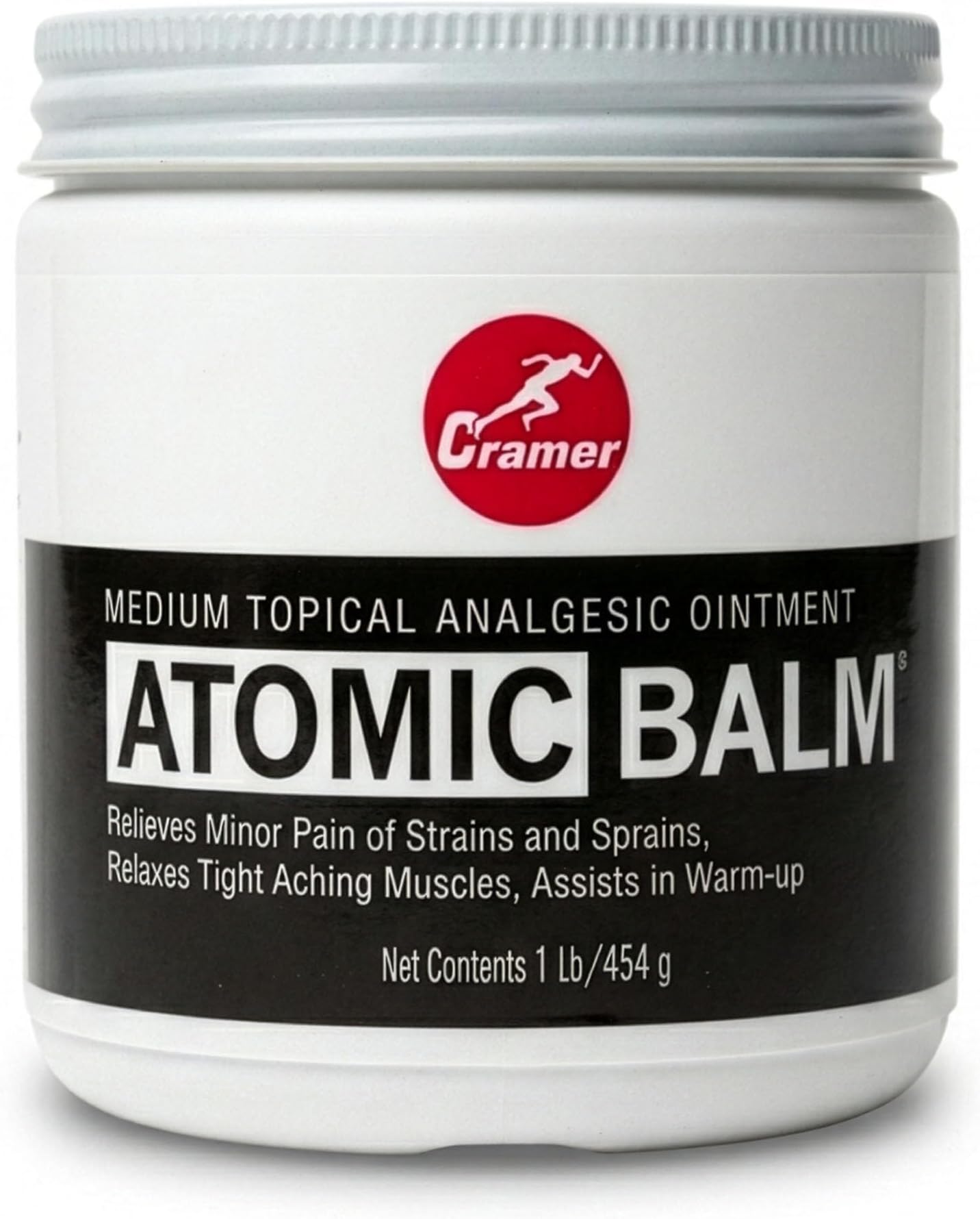 Cramer Atomic Balm, Medium Strength Warming Pain Reliever for Relieving Minor Pain From Strains & Sprains, Relaxing Tight Muscles, & Assisting in Warm-Up for Athletes, Relieve Joint & Arthritis Pain