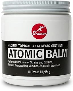 Cramer Atomic Balm, Medium Strength Warming Pain Reliever for Relieving Minor Pain From Strains & Sprains, Relaxing Tight Muscles, & Assisting in Warm-Up for Athletes, Relieve Joint & Arthritis Pain