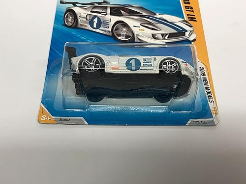 Miniatura 2 de 2009 Hot Wheels FORD GT LM WHITE PAINT die-cast 039190