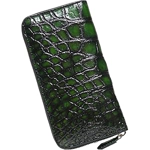 Amazon | [高級呉服店] 【最上級品】 グリーン クロコダイル 長