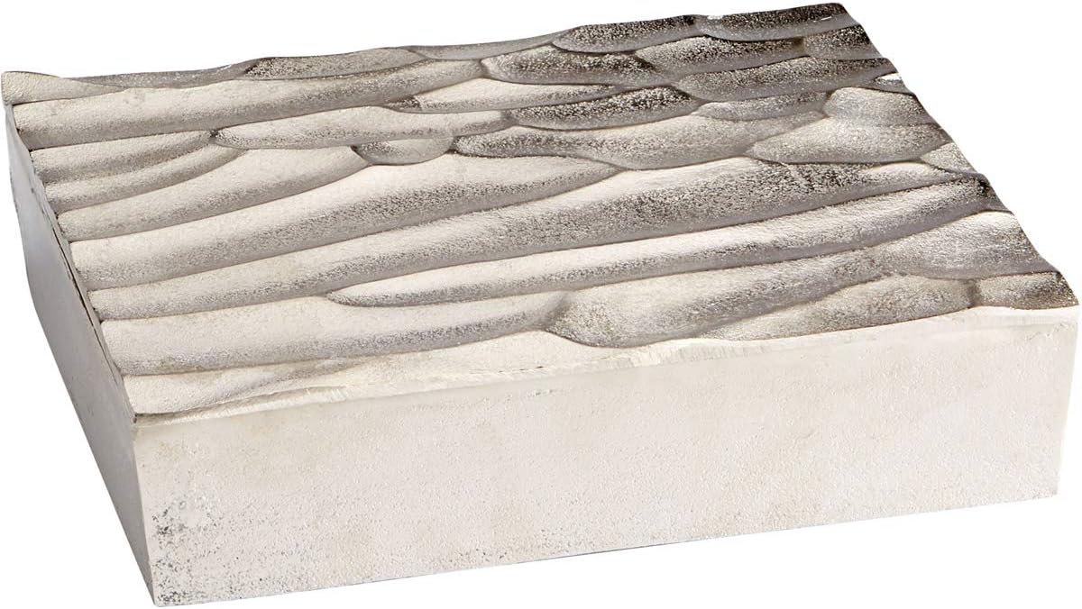 Amazon Com Cyan Design Containers Trays Silver Grey Smoke Arts Crafts Sewing