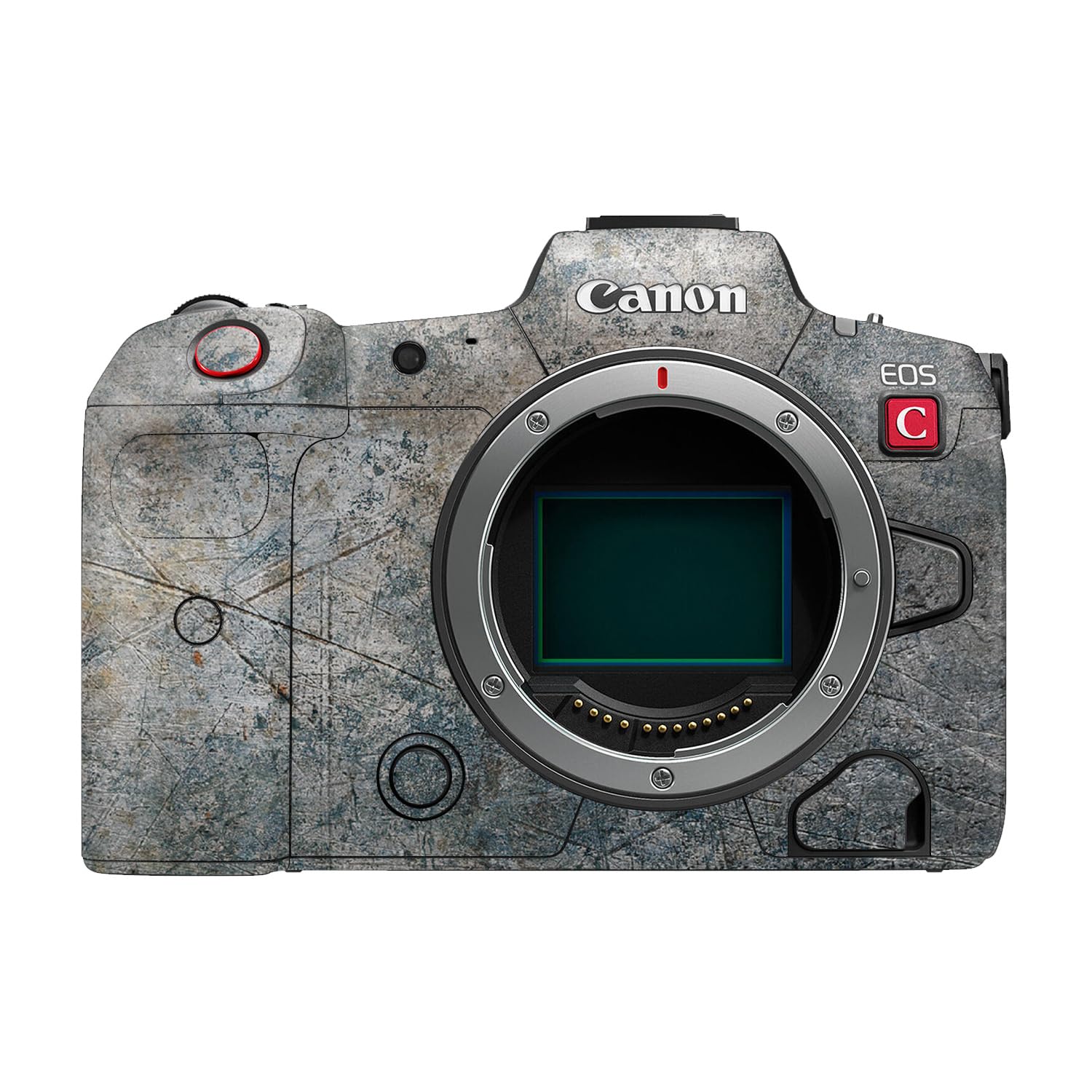 Camera Skin Compatible with Canon EOS R5C (2022) - Shadow Concrete - Premium 3M Vinyl Protective Wrap Decal Cover - Easy to Apply | Crafted in the USA by MightySkins