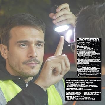 5PCS Spanish SFST Card Standardized Field Sobriety Test, Black Metal SFST Card with Clues SFST Instruction Card Police for Law Enforcement Officers (black-5pcs)