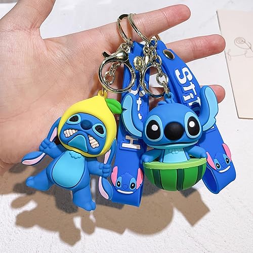 Miniatura 3 de rongji jewelry Llaveros divertidos de puntada, llavero de PVC con diseño de ángel de puntada, adorno para llaves, mochila, bolsa, teléfono