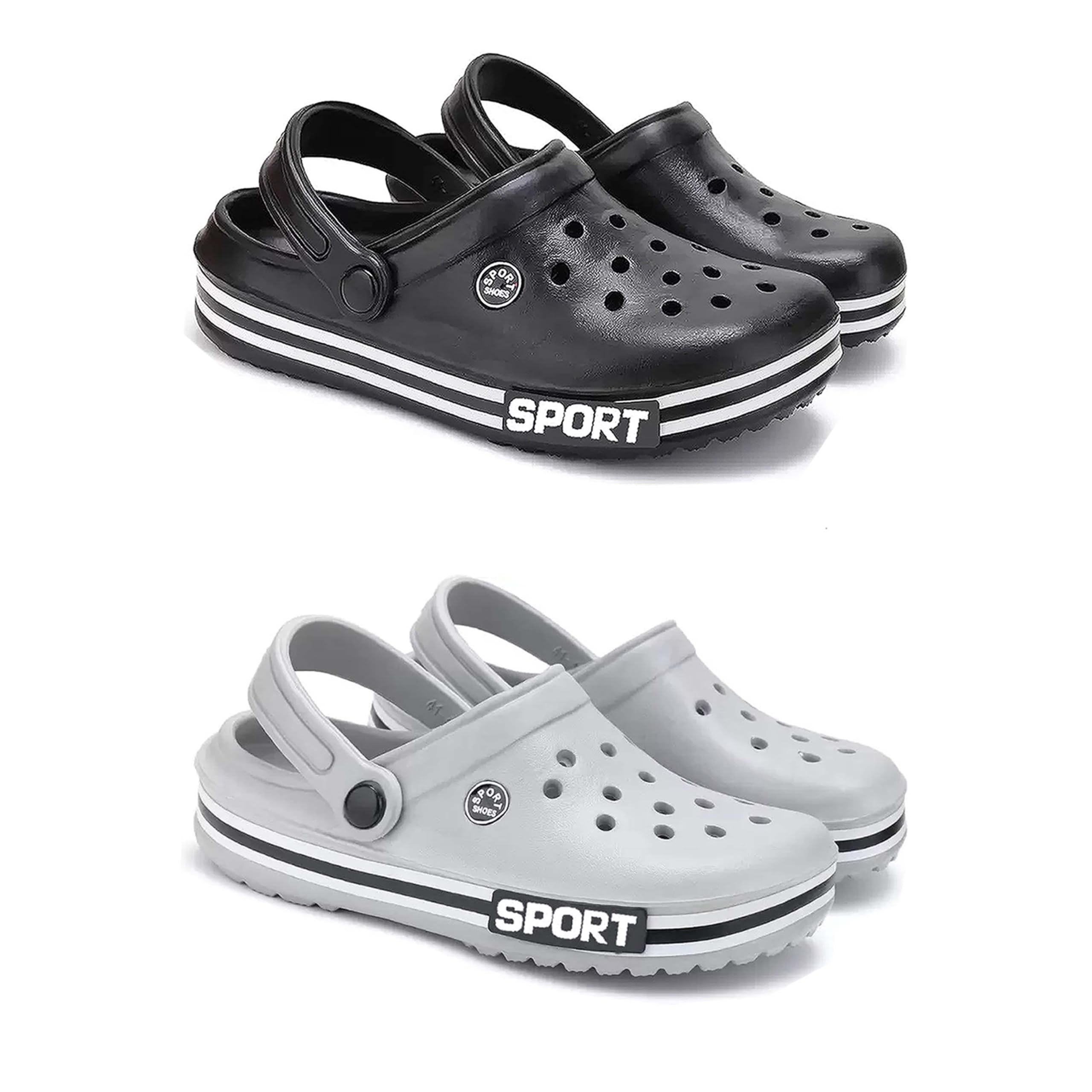 Men's Sandals Clogs| Lightweight Wear| Stylish & Easy to Wear For Men's PCV-SAN-(2-COMBO)-3014-3016-image-5
